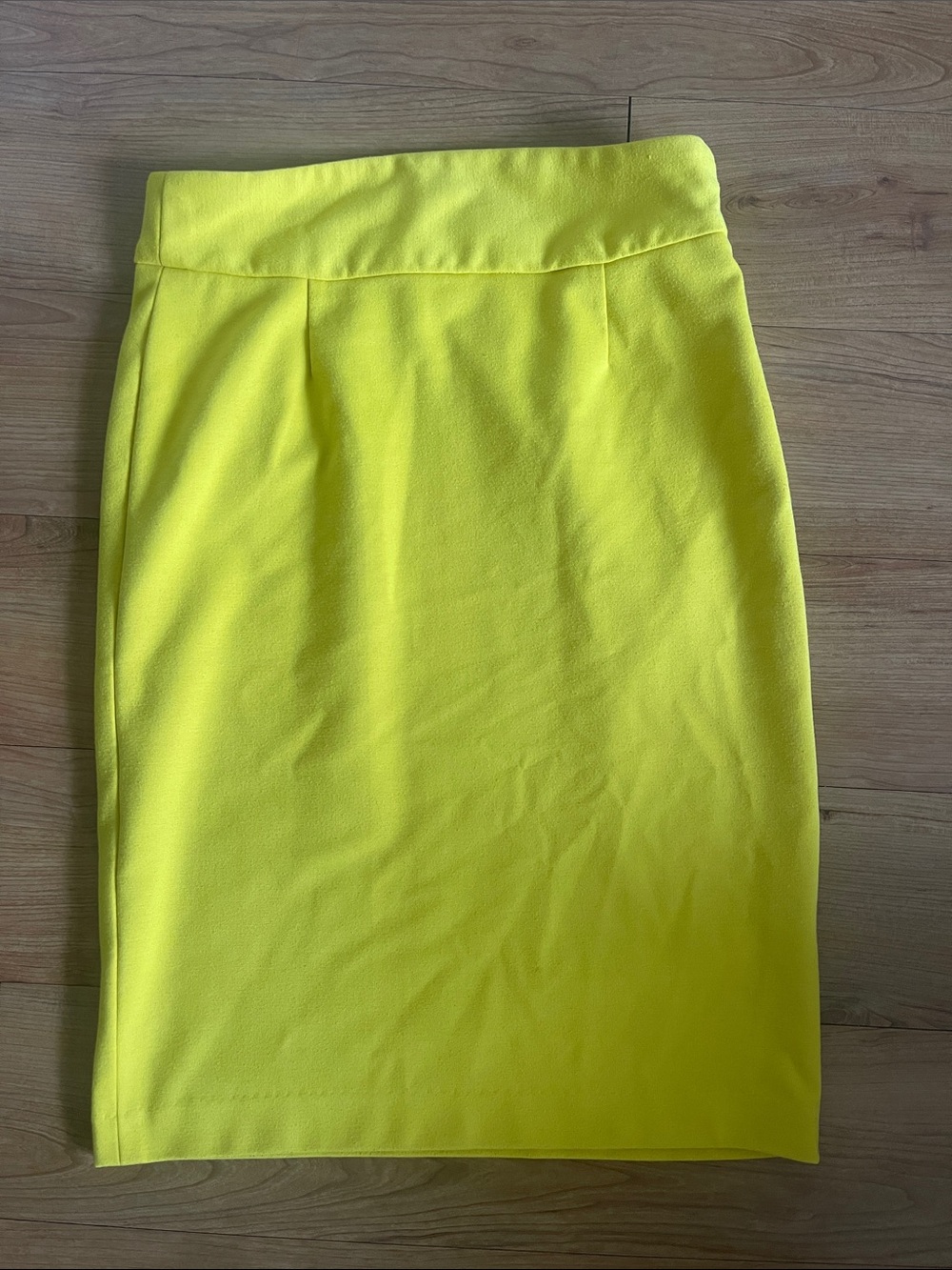 Grace Elements Bright Yellow Pencil Skirt